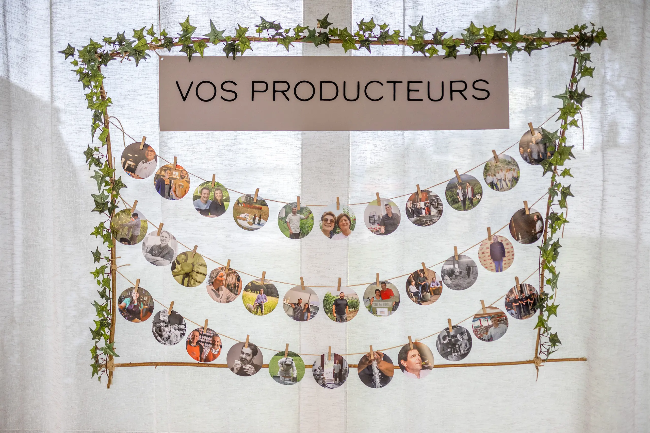 Photos des producteurs.